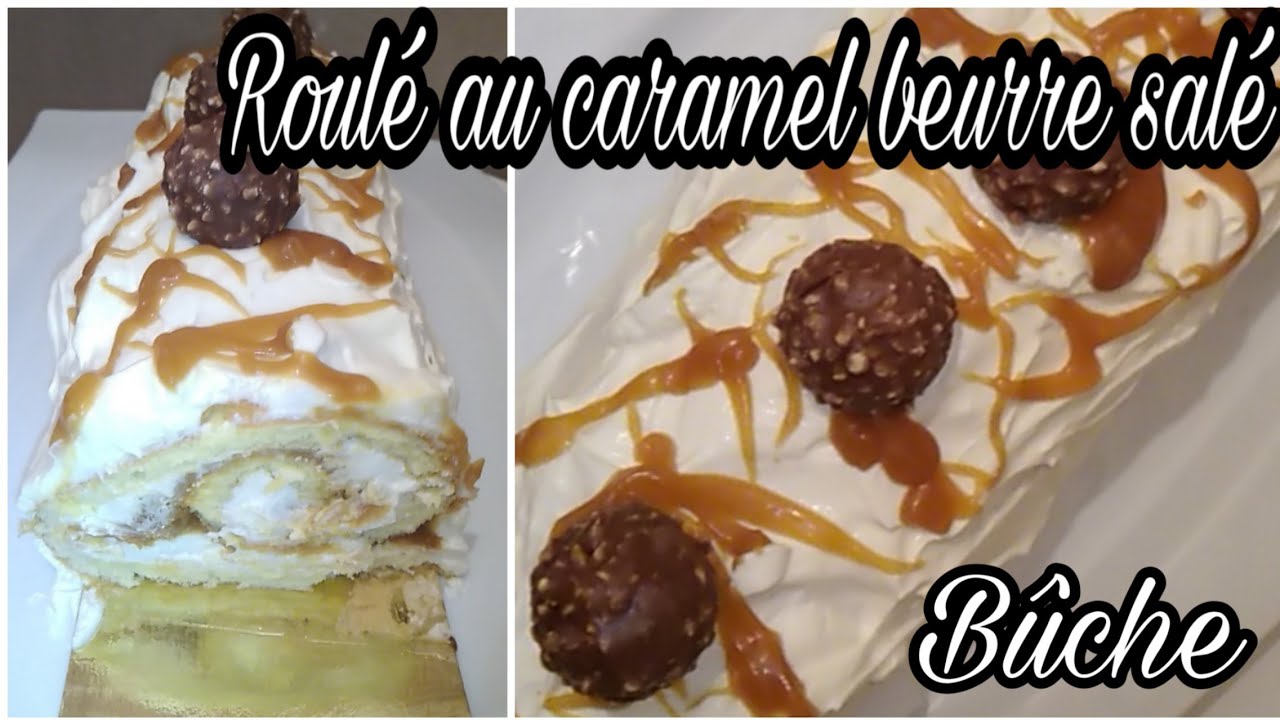 Bûche vanille insert caramel beurre salé : découvrez les recettes de  Cuisine Actuelle