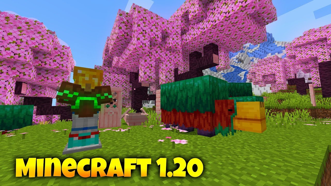 SAIU! NOVA VERSÃO 1.20 OFICIAL DO MINECRAFT PE!! 