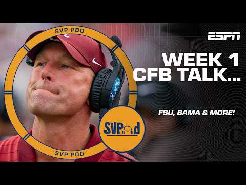 BIG Wins for LSU, Florida State & More CFB Week 1 Reaction! | SVPod