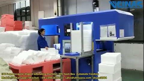 EPE /XPE Foam Irregular Shaped Laminating Machine