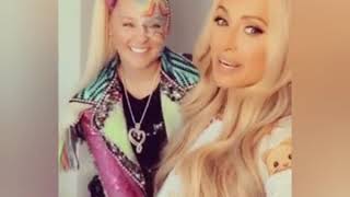 Blondies! Paris Hilton and JoJo Siwa plug live collaboration