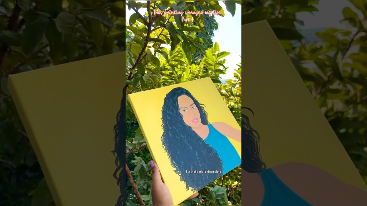 How a painting changed my life💗Subscribe 🥹#Shorts #Trending #Portrait # ...