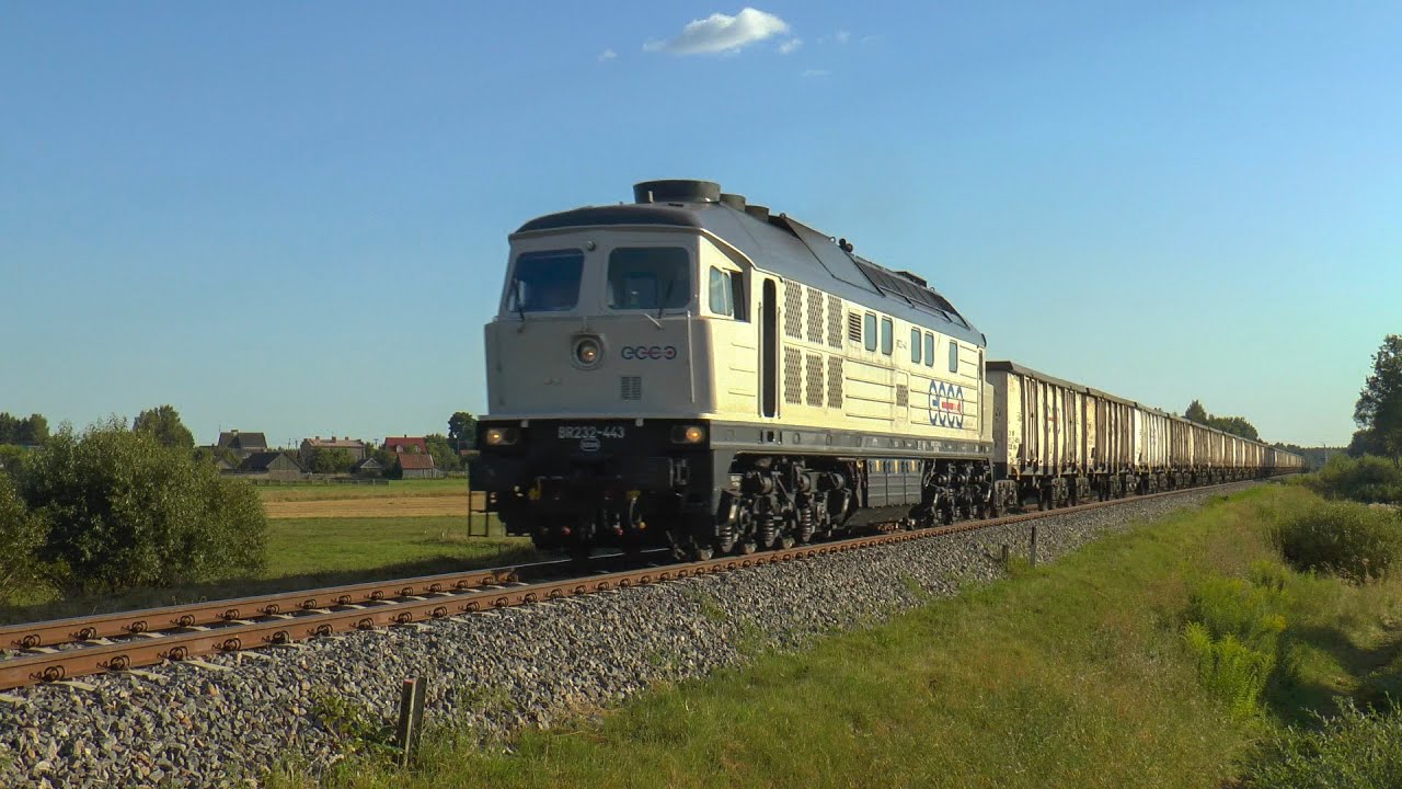 BR232-443 z węglarkami | Orzeszkowo