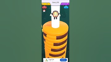 Drop Stack Ball  #dropstackball #shorts #gameplay #gaming #ytshorts