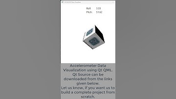 Accelerometer Data Visualization in 3D using #qt #qml
