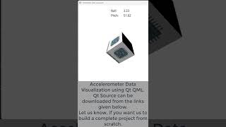 Accelerometer Data Visualization in 3D using #qt #qml