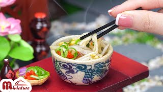 Perfect Chicken Chow Mein With Amazing Sauce Recipe | ASMR Cooking Mini Food