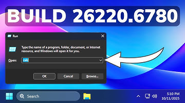 New Windows 11 25H2 Build 26220.6780 – New Dark Mode Run Box, New Drag Tray and Fixes (Dev)