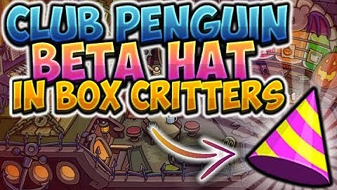 Club Penguin Beta Hat Code in Box Critters