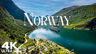 Beautiful scenery NORWAY  Relaxing music helps reduce stress and helps you sleep  4K HD video