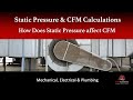 How to Calculate Static Pressure and CFM