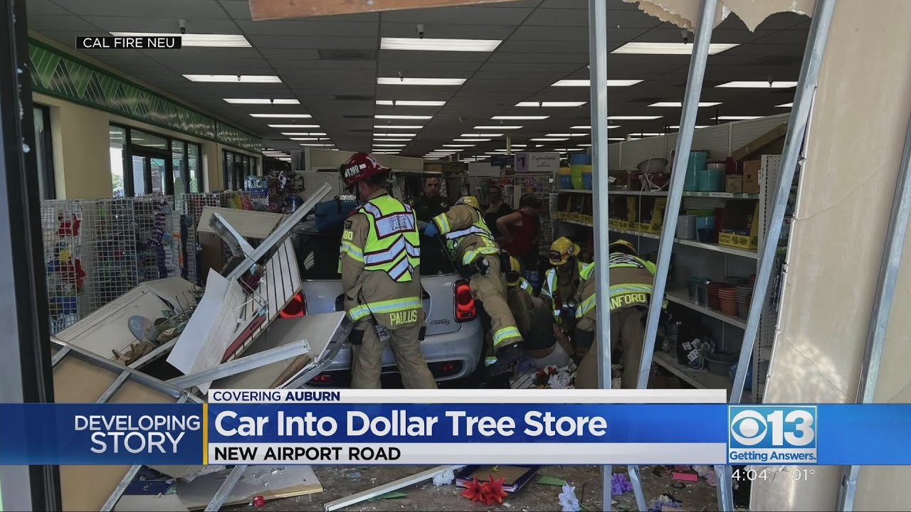 Call slams into Auburn Dollar Tree YouTube