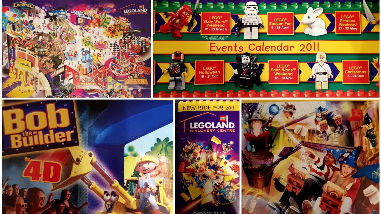 Theme Park Map Monday Episode 33 Legoland Discovery Centre Manchester England 2011, World Park Maps