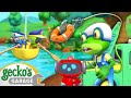 Something fishy going on  geckos garage  trucks for children  cartoons for kids