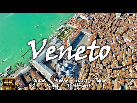 VENETO (Venice, Murano, Verona, Vicenza, Treviso, Padua & Valdobbiadene) – Italy 🇮🇹 [4K video]