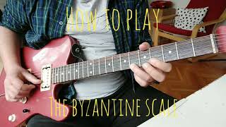 The byzantine scale in A