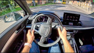 NEW Audi Q5 Sportback 2023 [2.0 35TDI 163HP] |0-100| POV Test Drive #1845 Joe Black