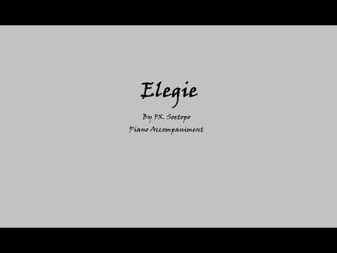 Elegie by FX. Soetopo Piano Accompaniment