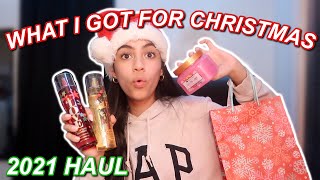 WHAT I GOT FOR CHRISTMAS HAUL 2021 - VLOGMAS DAY 25