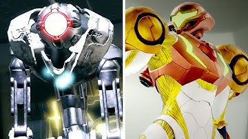 Metroid Dread - ALL E.M.M.I. Boss Battles & Cutscenes