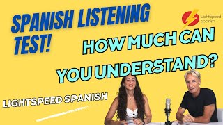 73 Adv Inter SPANISH LISTENING TEST LightSpeed  #learnspanish #spain #nativespanish #funspanish