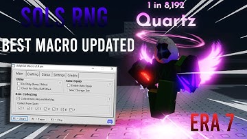 The New BEST MACRO For SOLS RNG ERA 7! (Dolph Macro)
