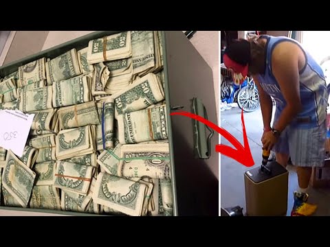 This Man Finds Safe Containing $7.5MILLION Inside Storage Unit He Bought For $500