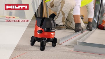 Demo: Transfer heights with Hilti’s PM 4-M Multi-line laser