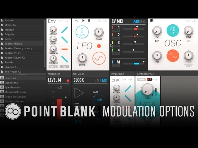 NI Reaktor 6: Modulation Options - YouTube