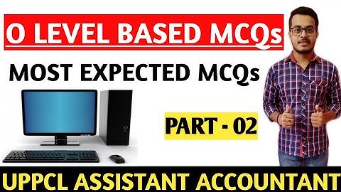 O LEVEL RELATED QUESTIONS FOR UPPCL ASSISTANT ACCOUNTANT EXAM, MOST EXPECTED COMPUTER MCQ, UPPCL #02