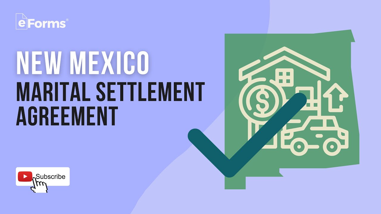 New Mexico Marital Settlement Agreement EXPLAINED YouTube