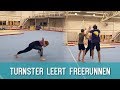 Turnster leert freerunnen met team tantum  typisch turnen