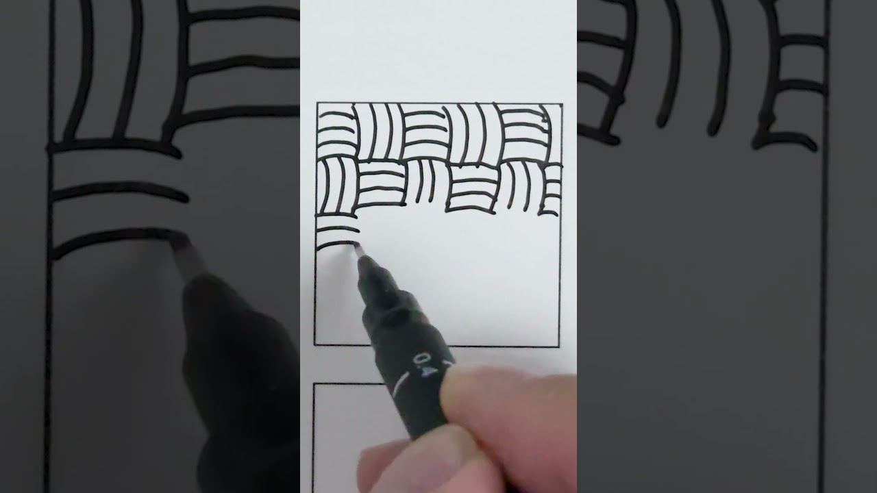 Keeko Zentangle Pattern | Easy Tangle for Beginners - YouTube