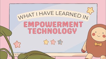 VLOG#6 WHAT I HAVE LEARNED IN EMPOWERMENT TECHNOLOGY
