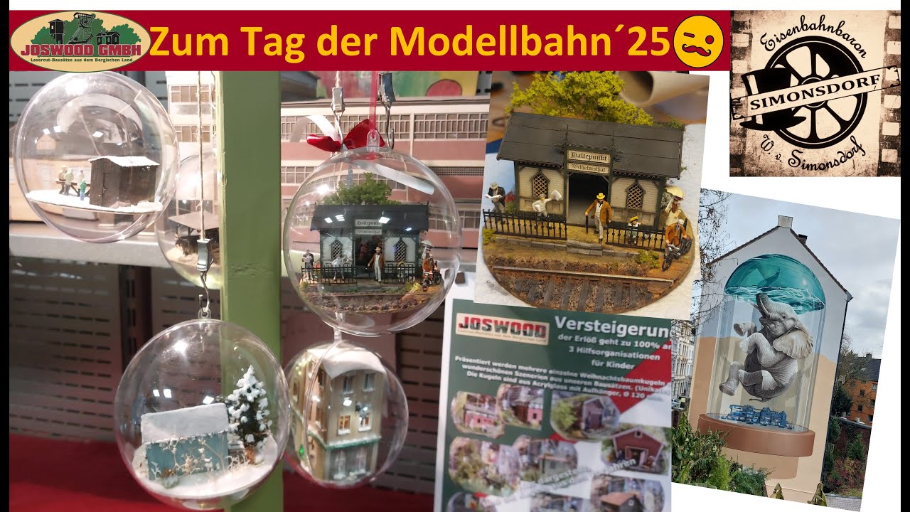 Zum Tag der Modellbahn - normalerweise am 02.12. - doch wir waren schon früher bei Fa. Joswood ...