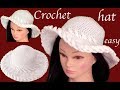 Sombrero a Crochet en punto de argollas en 3D tejido tallermanualperu