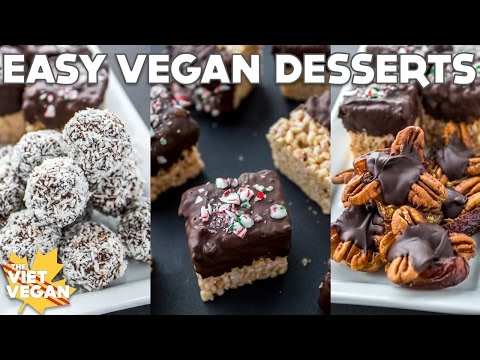 3 Easy Vegan Desserts for the Holidays!