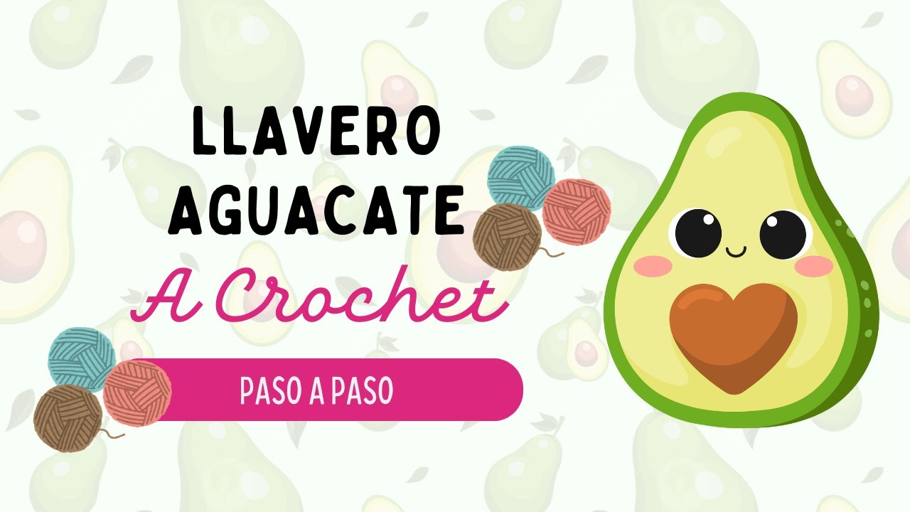 🥑✨ ¡EL LLAVERO DE AGUACATE MÁS ADORABLE QUE VAS A TEJER! 🧶💚
