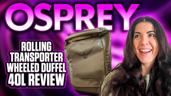 Osprey transporter wheeled carry on review năm 2024