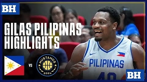 GILASPILIPINAS🇵🇭 vs TAIWAN MUSTANGS|SHOWCASE |FIBA QUALIFYING OLYMPICS TOURNAMENT |JUNE 24,2024