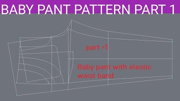 pants pattern making bangla | md rubel | pattern making | baby pants pattern | lactra software