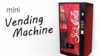 Miniature Soda/Drink Vending Machine - Paper & Polymer Clay Tutorial screenshot 4