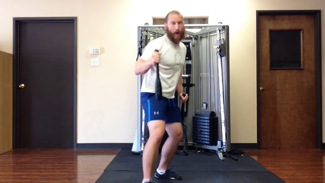 Ulnar Deviation Strength Exercise With Indian Clubs