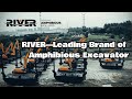 Riverleading brand of amphibious excavator