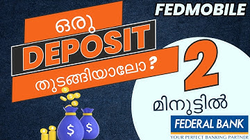FedMobile deposit opening How about starting a deposit? In 2 minutes #federal