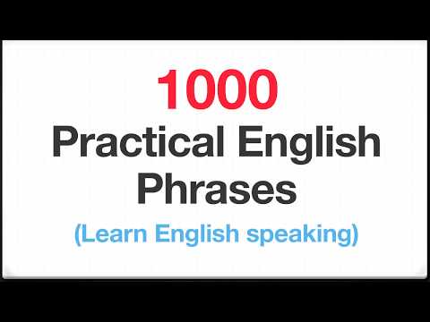 1000 Practical English Phrases - Learn English Speaking