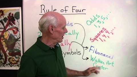 Building Squares from Odd Numbers 0: Rule of Four