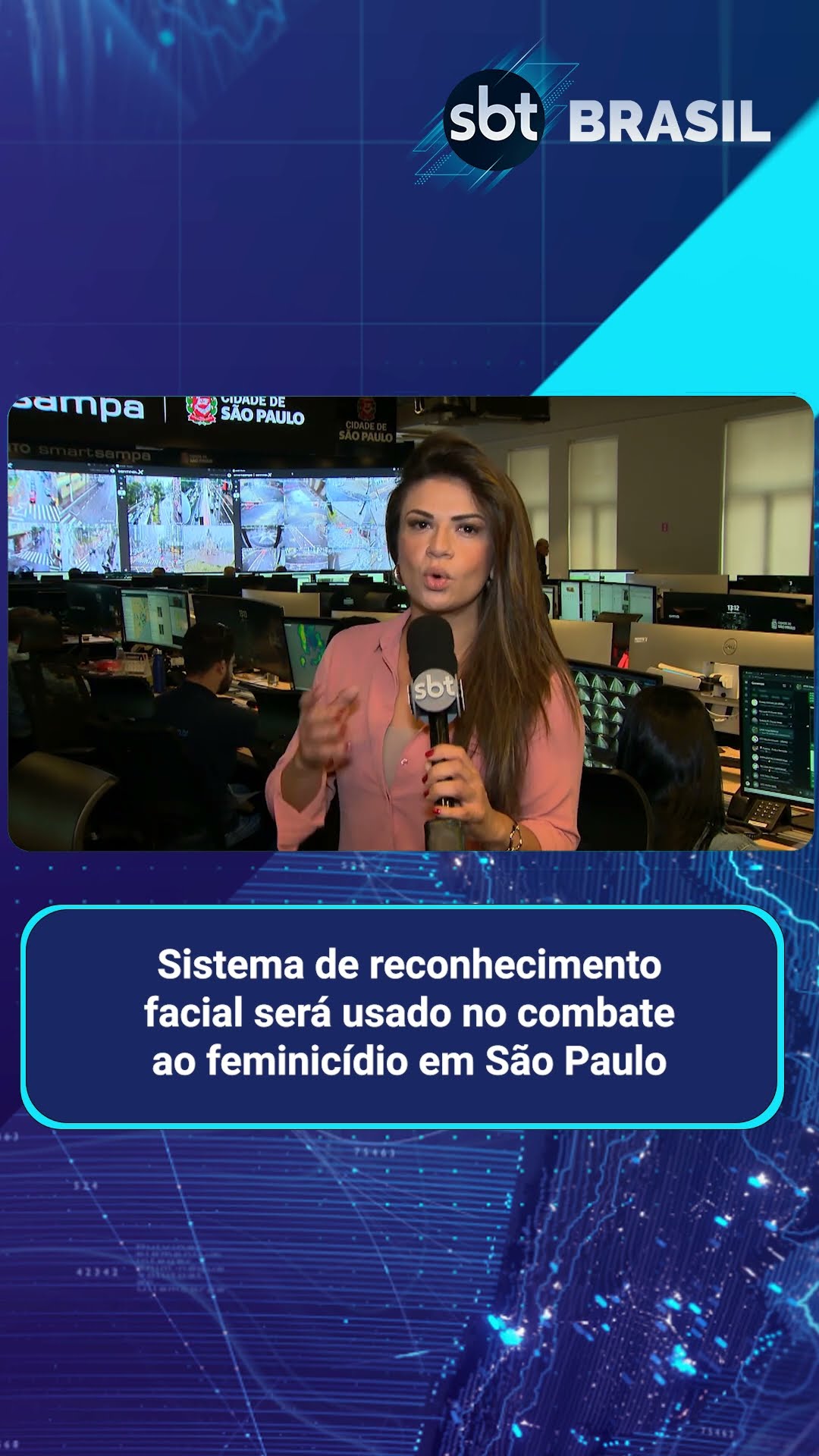 SP usará tecnologia para reconhecer e prender foragidos por feminicídio | SBT Brasil (29/01/25)