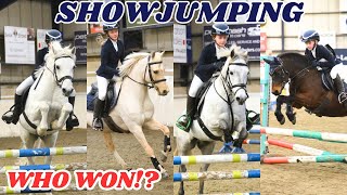 SHOWJUMPING 4 PONIES IN 1 DAY! WHICH PONY WON!?