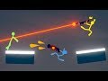 НОВЫЕ МОЩНЫЕ ПУШКИ ПРОТИВ МАЛЕНЬКИХ ЧЕЛОВЕЧКОВ В STICK FIGHT THE GAME!!